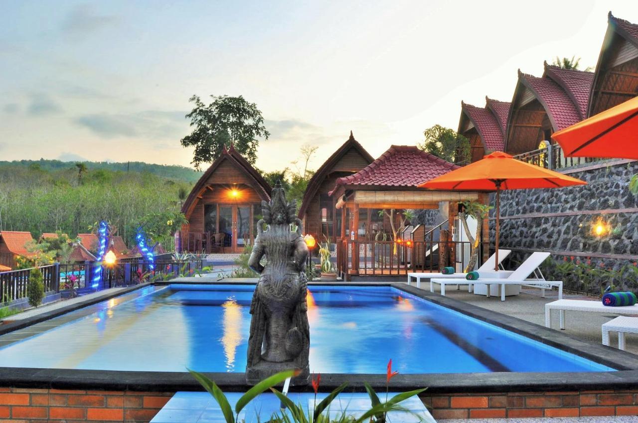 Surya Chandra Beach Bungalow Batununggul Buitenkant foto