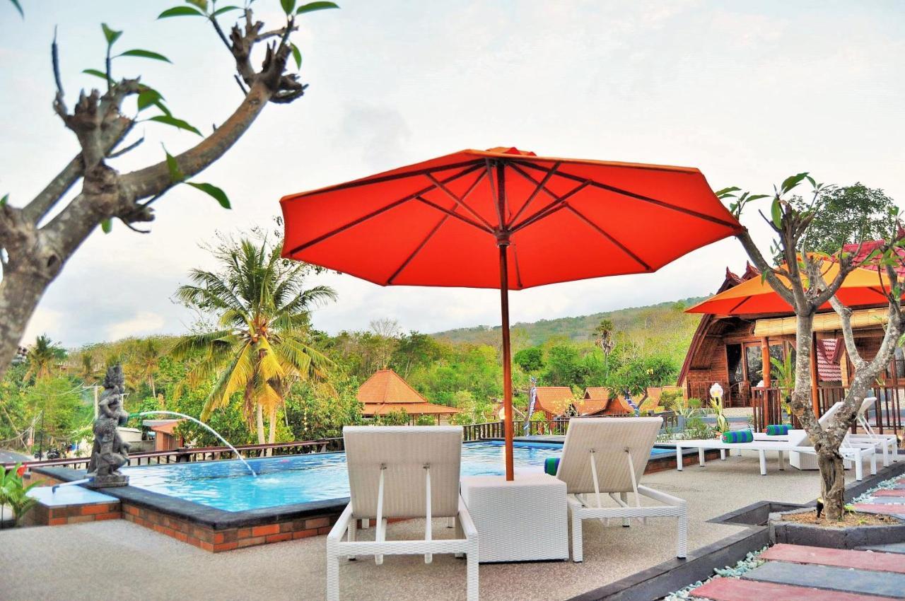 Surya Chandra Beach Bungalow Batununggul Buitenkant foto